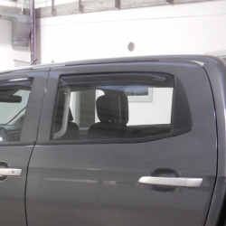 Kit Deflettori Aria Antivento Anteriori+Posteriori per Isuzu D-Max Crew Cab 4p dal 2020> - immagine 3