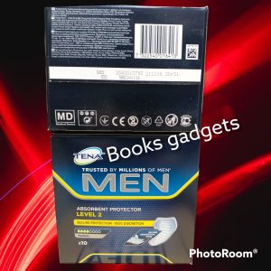 9 Conf (90 Assorbenti) Tena Men Uomo Level 2 Medium Anatomico per Incontinenti