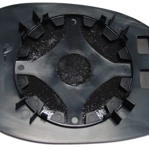 PER CITROEN C3 FINO AL 10.2009 VETRO + PIASTRA DX CROMATO CURVO PER RETROVISORE