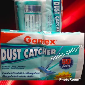 9 Conf. (450 Panni) Gamex Dust Catcher Elettrostatici Catturapolvere 22,5x29cm