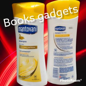 8 pz Mantovani Shampoo Neutro LUCE E BRILLANTEZZA con Luminescina ed Olio di Amla 400ml