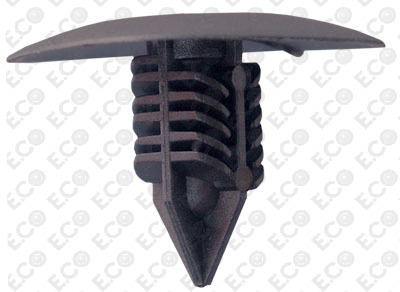 Per Dacia Duster Kit 3 pz Bottone Clip Nero per Fissaggio Paraurti - immagine 3