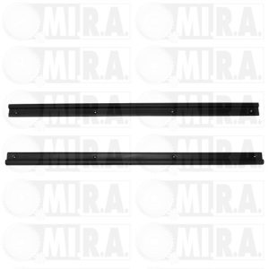 Coppia Battitacco in Alluminio Nero Mod. Originale per Fiat 500 F/L/R Ricambi per Auto d'epoca