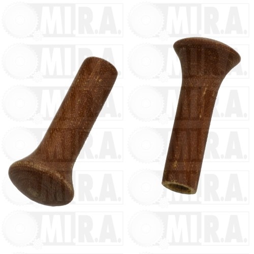 Pulsante Saliscendi Sicura Porta in Legno 2 pz per Fiat 500 Auto Ricambi per Auto d'epoca