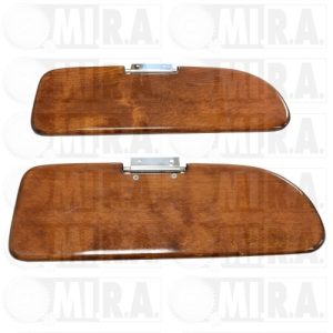 Pantine Parasole in Legno Destra e Sinistra per Fiat 500 Ricambi per Auto d'epoca