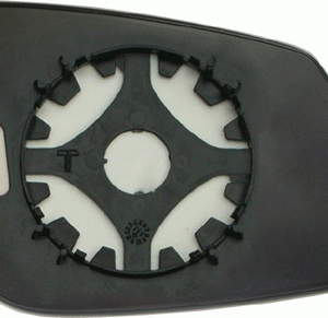 PER BMW SERIE 1 (F20) DAL 2011> VETRO + PIASTRA RETROVISORE DX ASFERICO TERMICO CROMATO
