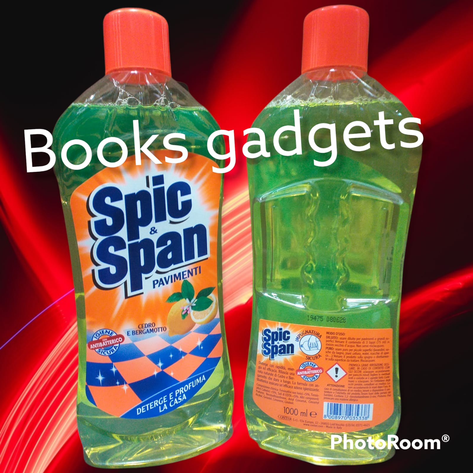 10 pz Spic & Span Detergente Pavimenti CEDRO E BERGAMOTTO Deterge e Profuma la casa 1Lt