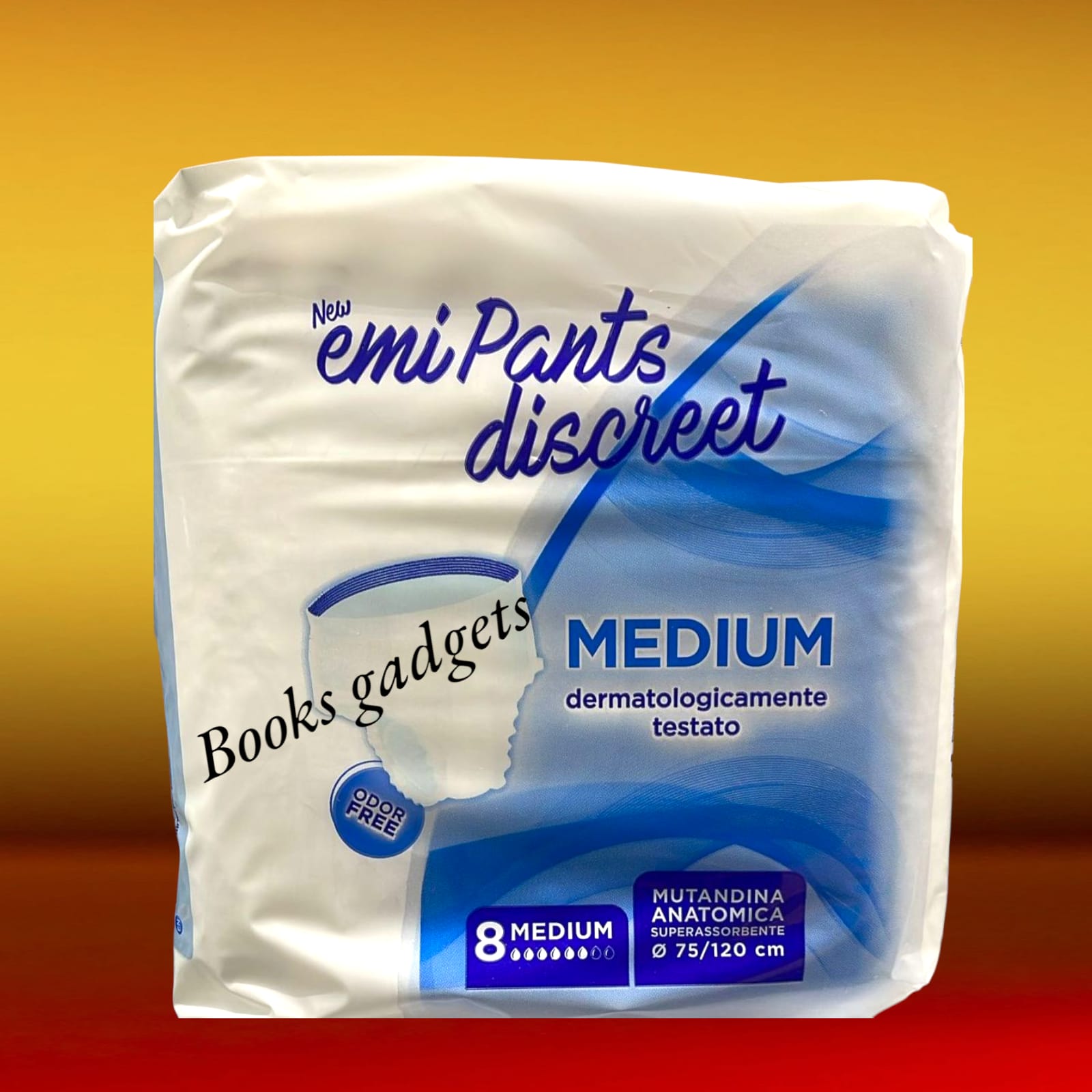2 Conf. (16 Mutandine) Emi Pants Mutandina Anatomica Discreet TG.M per Incontinenti 75/120cm