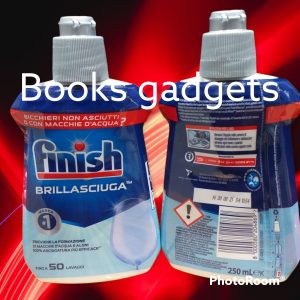 2 pz Finish Brillantante BRILLASCIUGA Classico 50 Lavaggi Previene le Macchie d'acqua 250ml