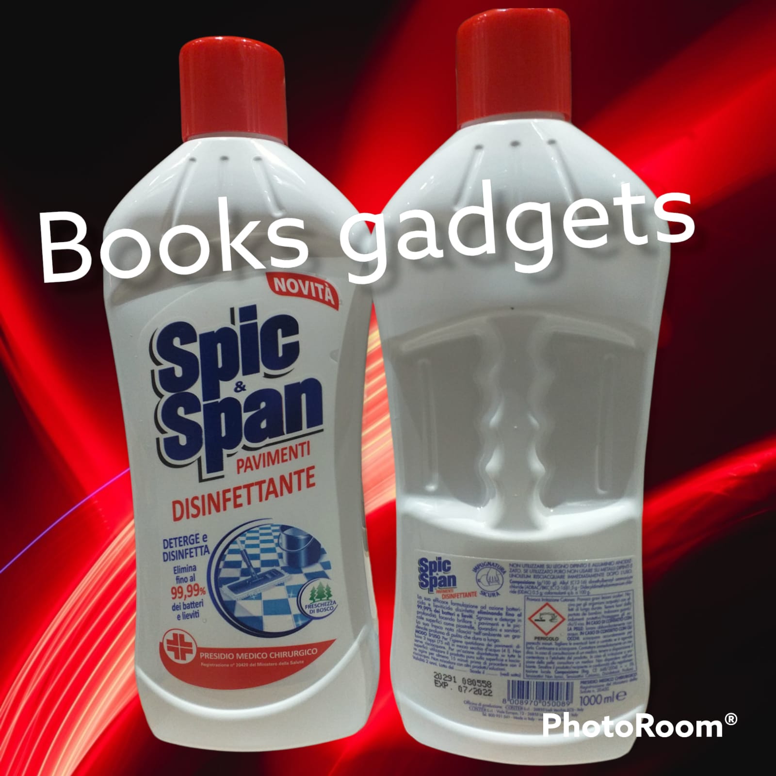 1 pz Spic & Span Detergente Pavimenti DISINFETTANTE Deterge e Disinfetta 1Lt