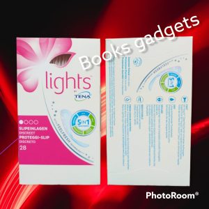 9 Conf. (252 Salvaslip) Tena Lights Discreet Proteggi Slip Odour Control Dry