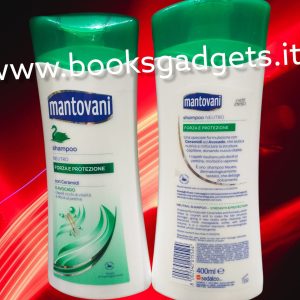8 pz Mantovani Shampoo Neutro FORZA E PROTEZIONE con Ceramidi e Avocado 400ml