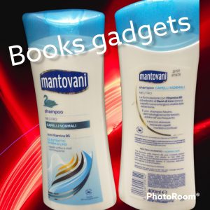 8 pz Mantovani Shampoo Neutro CAPELLI NORMALI con Vitamina B5 Semi di Lino 400ml