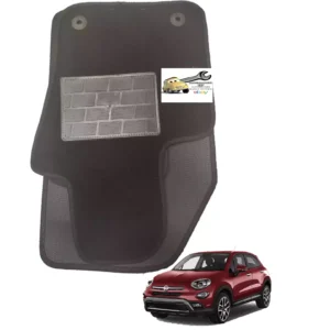 Compatibile con Fiat 500X dal 2015> Set 4 Tappeti Tappetini in Moquette C/4 Att.