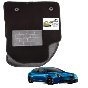 Compatibile con Alfa Giulietta dal 2014 Set 4 Tappetini in Moquette C/4 Attacchi