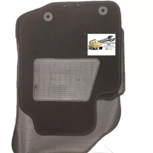 Compatibile con Peugeot 108 dal 07.2014> Set 4 Tappetini in Moquette con 2 Att.