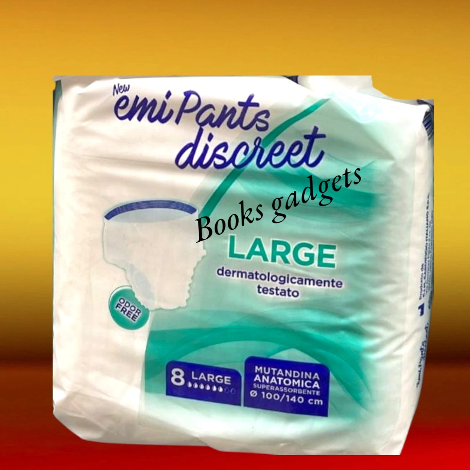 12 Conf. (96 Mutandine) Emi Pants Mutandina Anatomica Discreet TG.L per Incontinenti 100/140cm