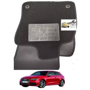 Compatibile Audi A3 Sportback 09.2012>04.2016 Set 4 Tappetini Moquette C/8 Att.