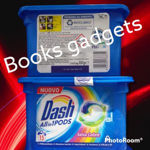 8 Pezzi (120 Caps) DASH All in 1 Pods SALVA COLORE Detersivo per Bucato
