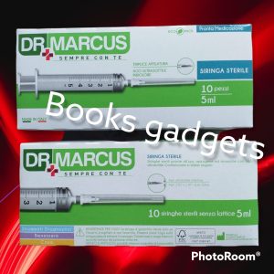 8 Confezioni (80 Siringhe) Dr. Marcus Siringa Sterile 5ml Ago Ultrasottile