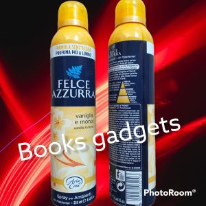 9 Pezzi Felce Azzurra Spray Profumo Deodorante Ambienti Vaniglia e Monoi 250ml