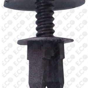 Kit 3pz Rivetto in Plastica Nera per Fissaggio Cofano Motore-Presa Aria 1H0819055C
