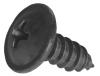 Kit 25 pz Vite Metrica Zincata Nera 4,80mmx13,00mm Varie Applicazioni Auto