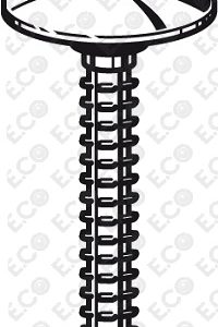 Per Alfa 159 Kit 50 pz Bottone Molletta Clip per Fissaggio per Cofano Motore-Rivestimento