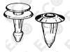 Per Fiat Cinquecento, Ducato, Tempra, Tipo Kit 100pz Fermapannello (Perno+Boccola) Fissaggio Rivestimenti Interni