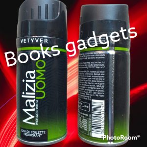8 pezzi Malizia Deo Spray Uomo 150 ml Vetyver Deodorante per il Corpo