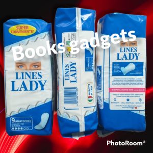 8 Confezioni (72 Assorbenti) Lines Lady Anatomico per Tutti i tipi di Perdite