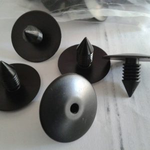 Per Peugeot Vari Modelli Kit 4pz Bottone Clip Molletta Graffetta Nero Fissaggio Locari Passaruota