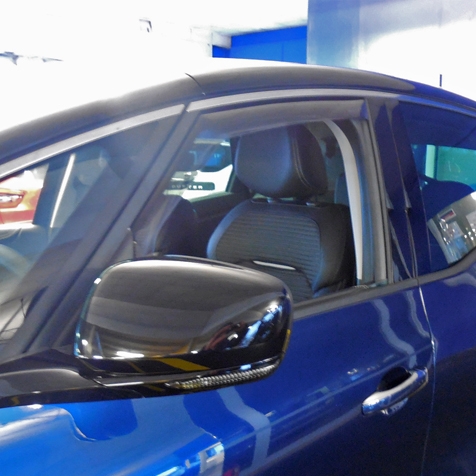 Per RENAULT Scenic IV corta/lunga (J95/R9) 2016> Coppia Deflettori Aria Antivento Anteriori