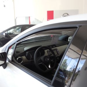 Per NISSAN Micra V 5p. (K14) 2017> Coppia Deflettori Aria Antivento Anteriori