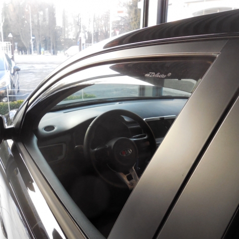 Per KIA Rio IV 5p. (YB) 2017> Coppia Deflettori Aria Antivento Anteriori