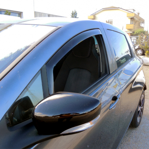 Per Renault Zoe dal 2013> Coppia Deflettori Aria Antivento Anteriori Cora