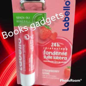 2 pz Labello Strawberry Shine 24h Idratazione fondente sulle Labbra Idratante