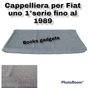 Per Fiat Uno fino al 1988 Mensola Pannello Cappelliera Posteriore Moquette Antracite Scuro