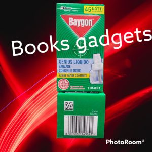 8 Pezzi Baygon Ricarica Genius Liquido per Diffusore Anti-Zanzare Comuni e Tigre 45 Notti