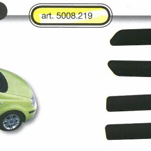 PER FIAT PANDA 2003> 5 PORTE SERIE MODANATURE PORTE LATERALI MODANATURA PORTA