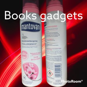 7 pz Mantovani Spray Deo Fiori di Ciliegio Deodorante Invisibile Anti-Macchia 150ml