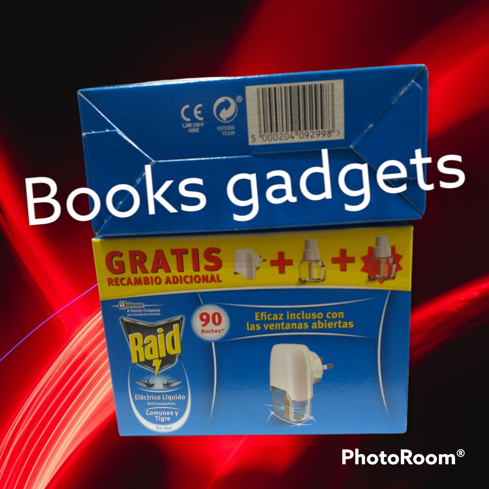 1 Conf. Raid Diffusore + 2 Ricarica 90 Notti Anti-Zanzare Insetti Azione Rapida