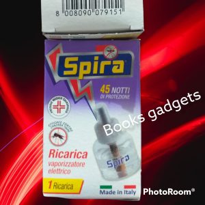 8 pz SPIRA Ricarica Liquida per Elettroemanatore Vaporizzatore Elettrico Zanzare