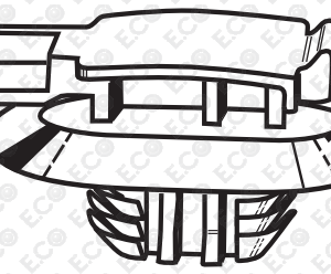 Per Peugeot 405, 207 (A7), Partner Tepee B9, 308 Kit 6pz Graffetta Fissaggio Cablaggi Vano Abitacolo e Vano Motore