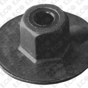 Per Mercedes Vari Modelli Kit 6pz Dado in Plastica Nero per Fissaggio Rivestimenti e Ripari