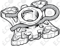 Per Range Rover 1998>2002 Kit 10pz Graffetta Forcella Fissaggio per Meccanismo Alzacristalli