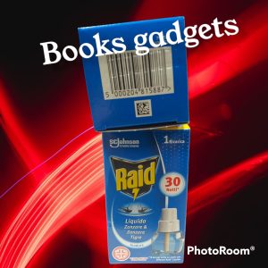 9 Conf. Raid Ricarica Liquida per Diffusore Insetticida Inodore Zanzare Tigre