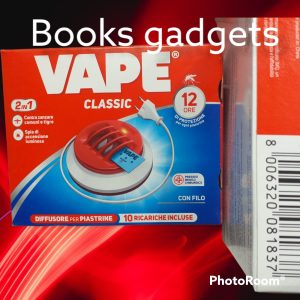 9 Conf. VAPE Classic Diffusore con Filo + 10 Piastrine Insetticida per Zanzare