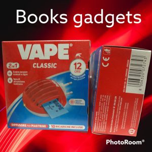 9 Conf. Vape Diffusore Elettrico + 10 Piastrine Classic x Zanzare Comuni e Tigre