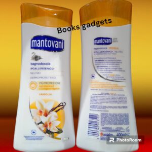 2 pz Mantovani Bagnodoccia Neutro Dermoprotettivo VANIGLIA con crema Fluida 400ml